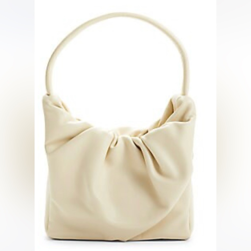 STAUD Felix Leather Top Handle Bag